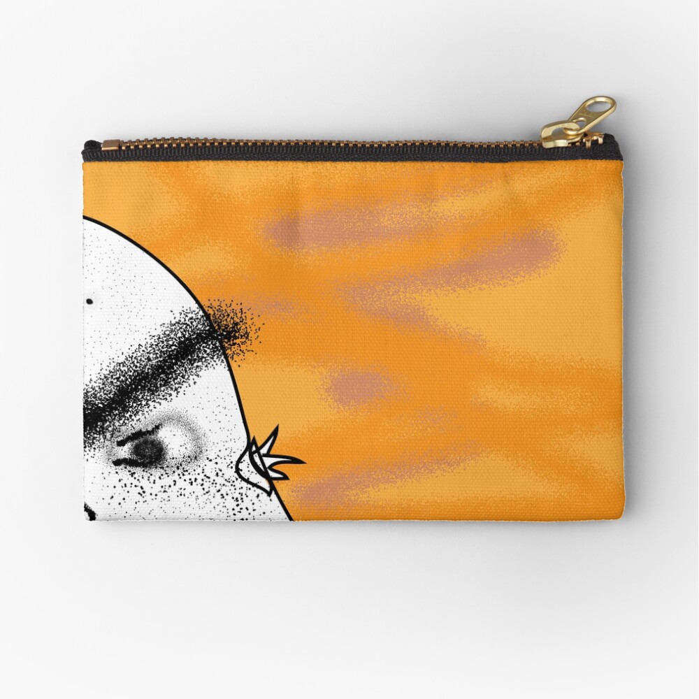 Angry Potato Man Zipper Pouch