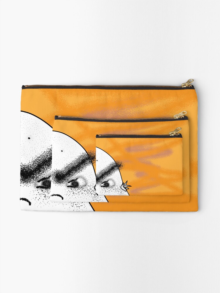 Alternate view of Angry Potato Man Zipper Pouch