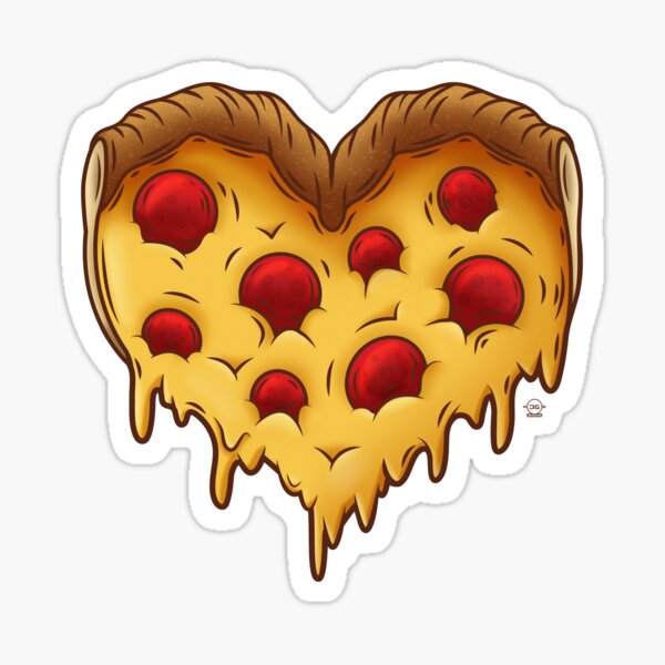 Love Pizza Sticker