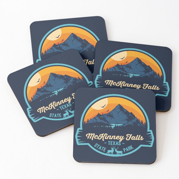 Item preview, McKinney Falls State Park Texas Vacation TX Souvenir Badge designed and sold by mountainfad.