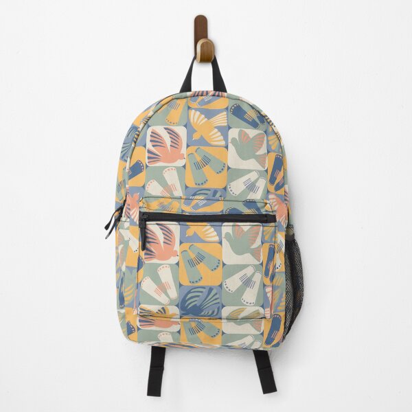 Item preview, Bird Watching | Geometric Pastel colors pattern designed and sold by CarolFreire.