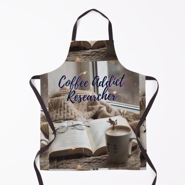 Item preview, Coffee addict Researcher - Research scholar phd themed gifts (in Blue) designed and sold by RebelliousRosee.