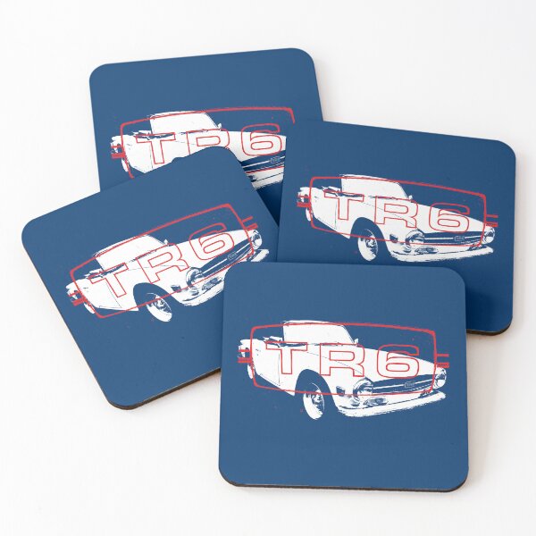 Item preview, Triumph TR6 1970s classic sports car monoblock white with logo designed and sold by soitwouldseem.