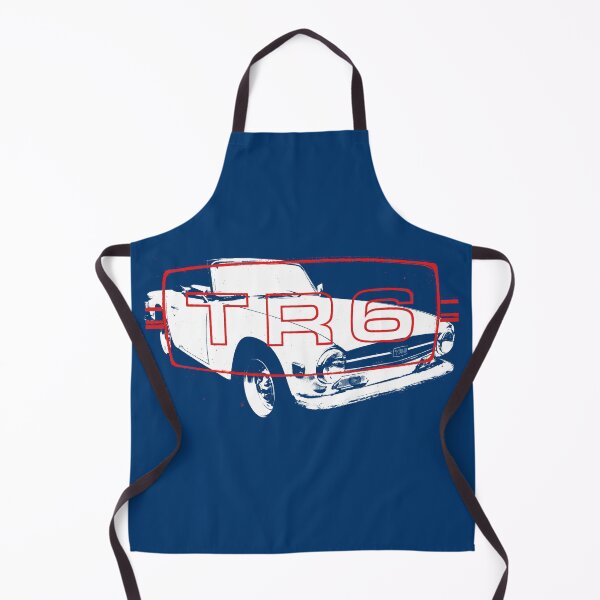 Item preview, Triumph TR6 1970s classic sports car monoblock white with logo designed and sold by soitwouldseem.