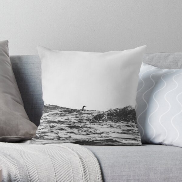 The Last Loon Throw Pillow