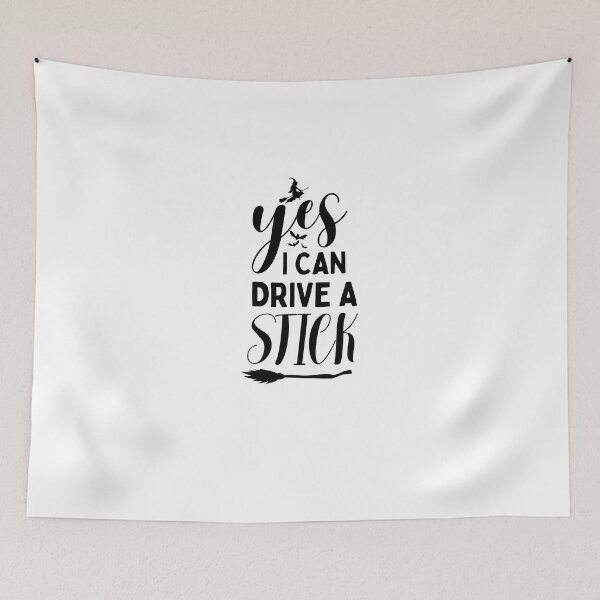 Item preview, Halloween Witch Yes I Can Drive A Stick  designed and sold by DesignisMine.