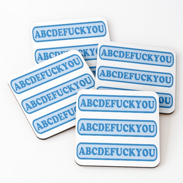 Item preview, ABC blue designed and sold by NoerdyundDoerty.