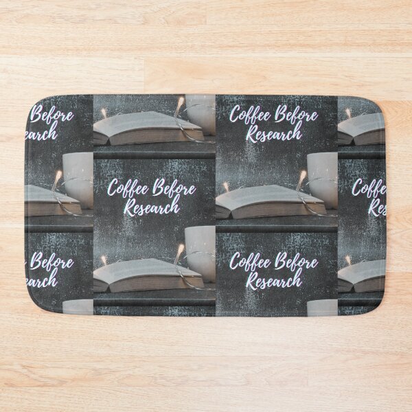 Item preview, Coffee before research -  Research scholar phd themed gifts (in Blue) designed and sold by RebelliousRosee.