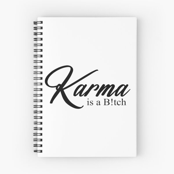 Item preview, Karma is a Bitch Black designed and sold by BadKraut.