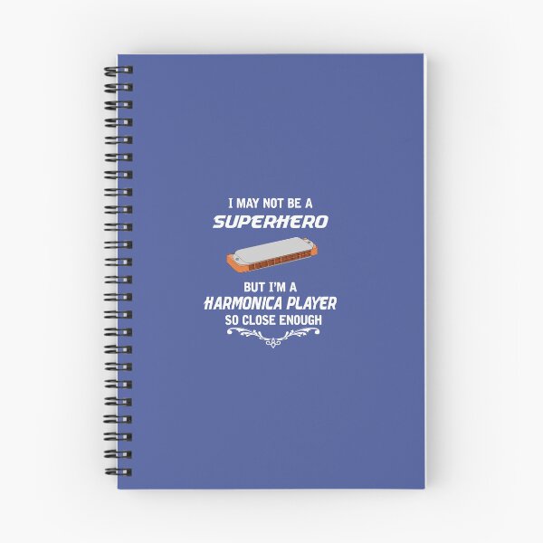 Item preview, Not Superhero But Harmonica Player designed and sold by AlwaysAwesome.