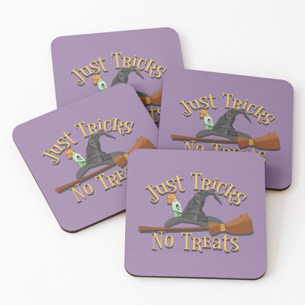 Item preview, Cute Just Tricks No Treats Slogan, Fun Design To Wear On Halloween  designed and sold by TrulyEpoque.