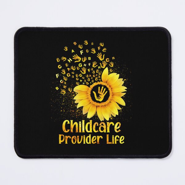 Item preview, childcare provider life sunflower teacher quote saying funny cute  designed and sold by beckadamr.