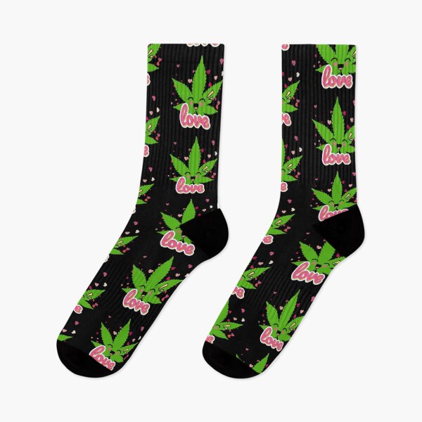 Item preview, Funny weed leaf Marijuana Cannabis love vibes designed and sold by ALLURE-minimal.