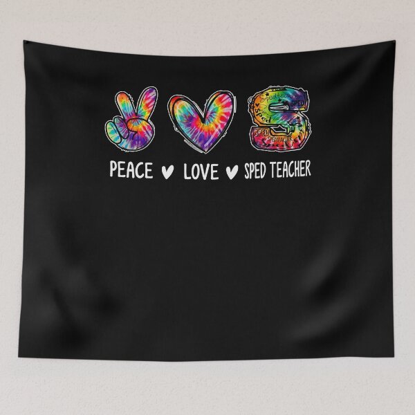 Item preview, Peace Love Sped Teacher school special education teacher funny  designed and sold by beckadamr.