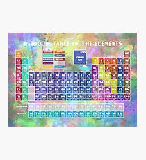 periodic table of the elements 6 Photographic Print