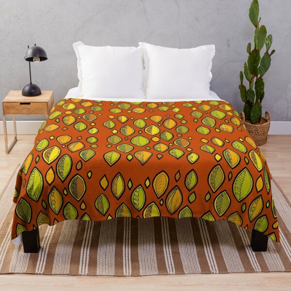 Item preview, fall leaves in red designed and sold by NitArtCafe.