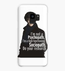 Sherlock - Psychopath/ Sociopath Case/Skin for Samsung Galaxy
