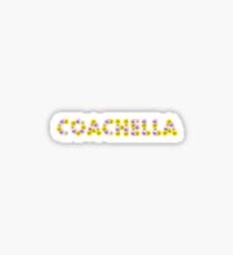 Coachella Flowers Sticker