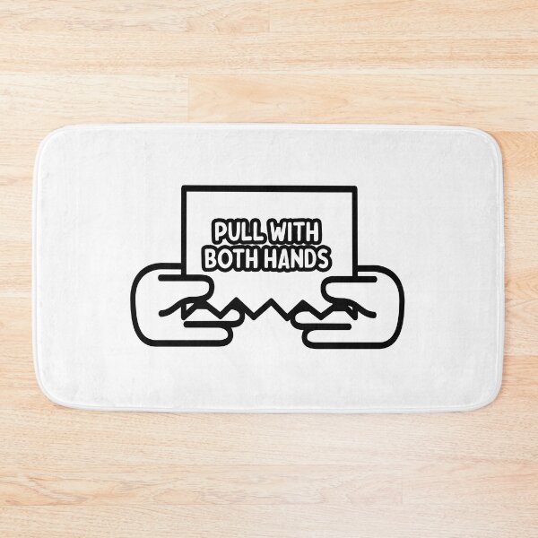 Item preview, Pull With Both Hands Papertowel Quote, 2 Hands Pulling a Paper Towel Utility designed and sold by RiciPaneto.