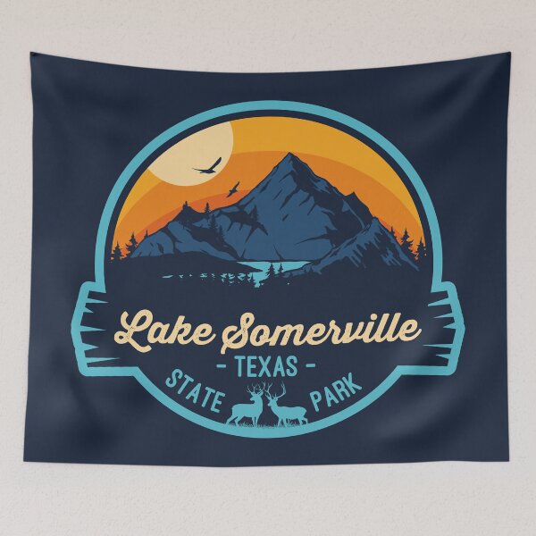 Item preview, Lake Somerville State Park Texas Vacation TX Souvenir Badge designed and sold by mountainfad.