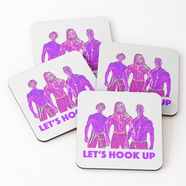 Item preview, LET'S HOOK UP (Dudes Violet Collection) designed and sold by LiverpoolStore.