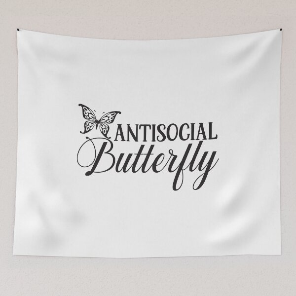 Item preview, Mariposa antisocial designed and sold by Honeybee Designs.