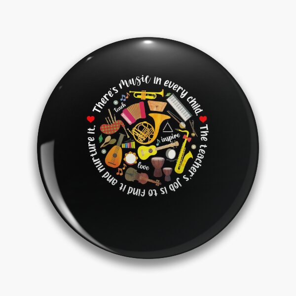 Item preview, There is Music in Every Child The Teacher's Job is to Find it and Nurture It motivational funny cute colorful designed and sold by beckadamr.