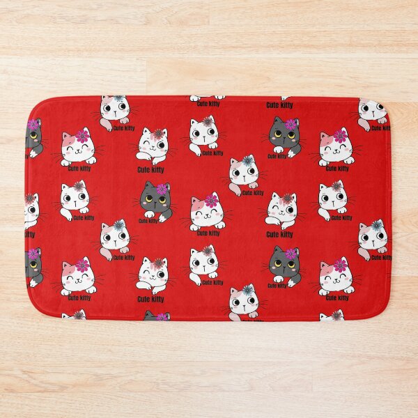 Item preview, Five pack of stickers of cute princess kittens adorned with flowers. Princess cat pack for girls. designed and sold by EMIPRINCESS.