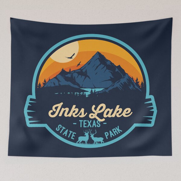 Item preview, Inks Lake State Park Texas Vacation TX Souvenir Badge designed and sold by mountainfad.