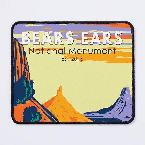 Item preview, Bears Ears National Monument Utah Colorful Vintage designed and sold by KrisSidDesigns.