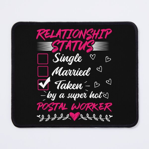 Item preview, Funny His and Her Gift Postal Worker Relationship Status designed and sold by haselshirt.