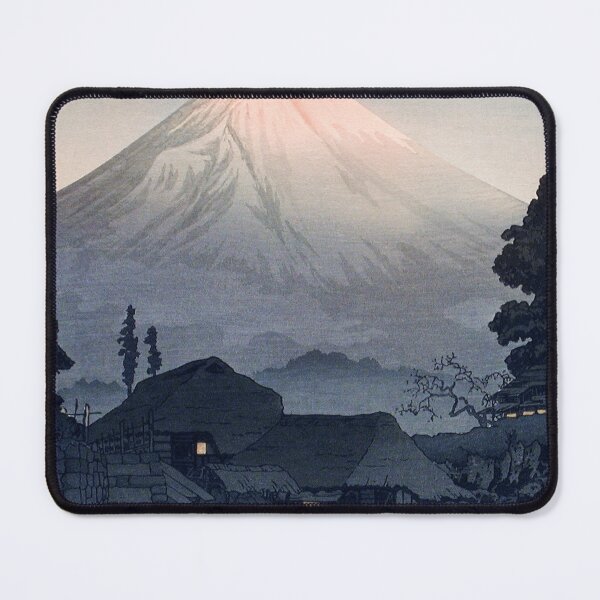Item preview, Mount Fuji 富士山 From Mizukubo (1932) by Hiroaki Takahashi designed and sold by JapaneseArtShop.
