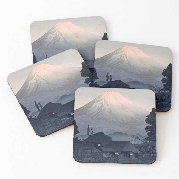 Item preview, Mount Fuji 富士山 From Mizukubo (1932)  by Hiroaki Takahashi designed and sold by JapaneseArtShop.