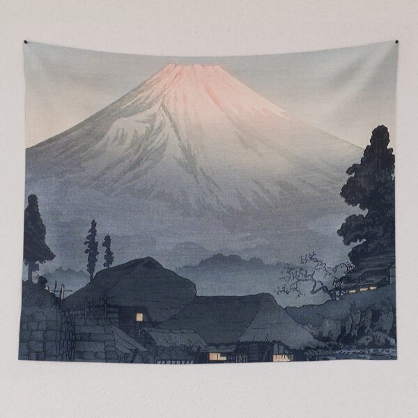 Item preview, Mount Fuji 富士山 From Mizukubo (1932)  by Hiroaki Takahashi designed and sold by JapaneseArtShop.