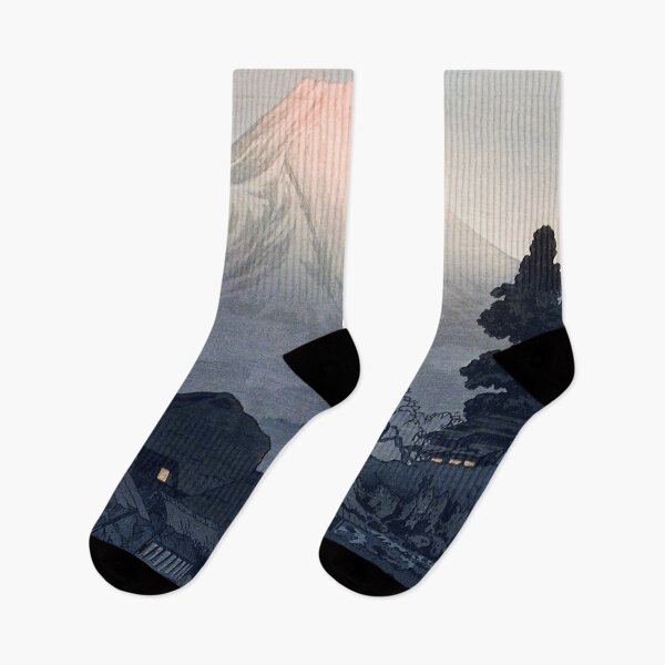 Item preview, Mount Fuji 富士山 From Mizukubo (1932)  by Hiroaki Takahashi designed and sold by JapaneseArtShop.