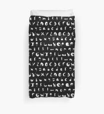 Alphabet Cats Duvet Cover