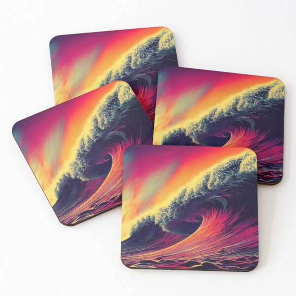 Item preview, The wave breaks designed and sold by ThunderSlayer.