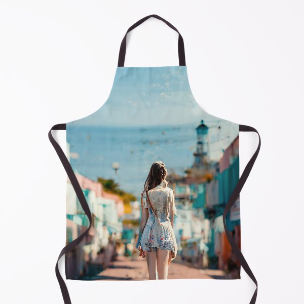 Item preview, The travelling girl (Seaside town) designed and sold by jedahART.