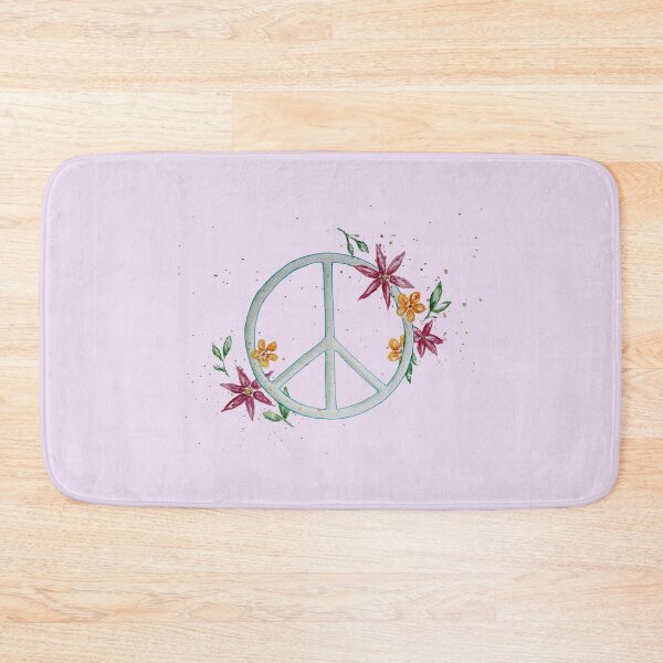 Item preview, Floral Peace Logo designed and sold by beckaboo218.
