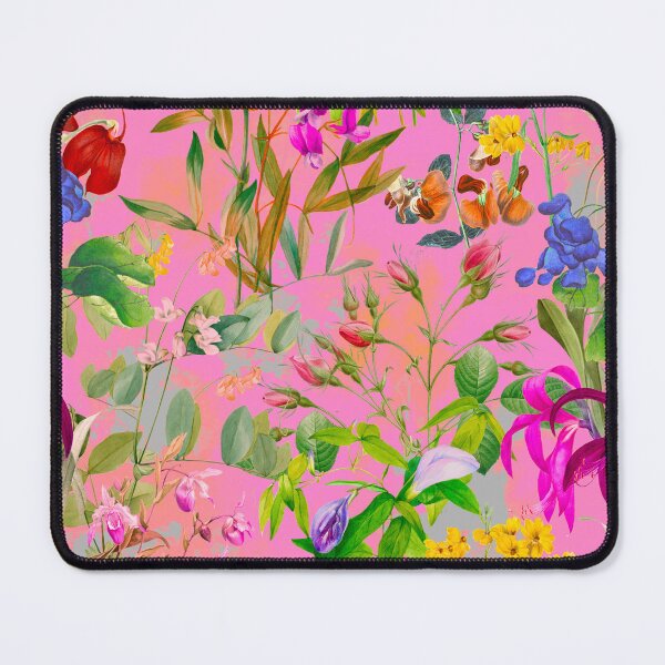 Item preview, Floral blooms and flowers exotic garden, roses and flowers, botanical pattern, flowers illustration, plants pattern, pink floral designed and sold by ZeinabTaha.