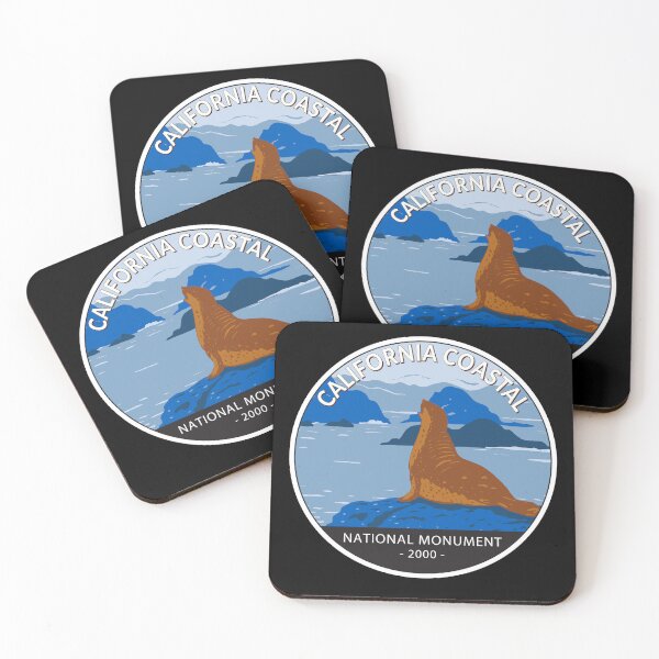 Item preview, California Coastal National Monument Harbor Seal Circle designed and sold by KrisSidDesigns.