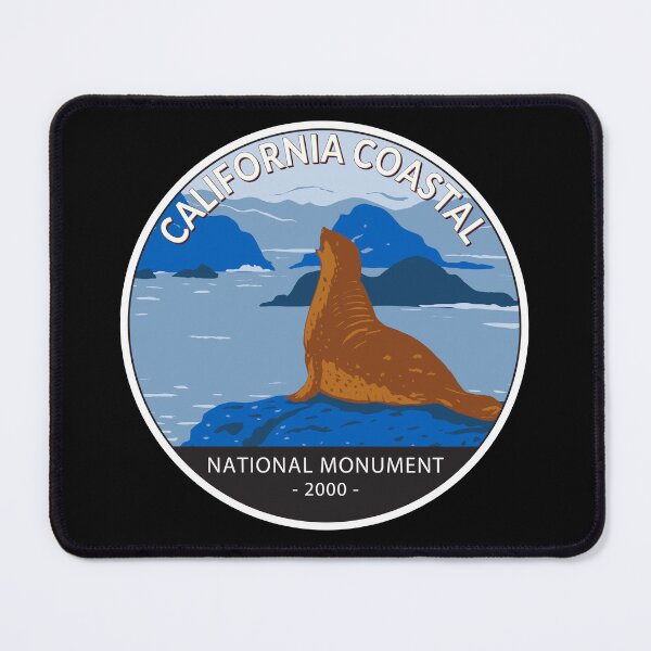 Item preview, California Coastal National Monument Harbor Seal Circle designed and sold by KrisSidDesigns.