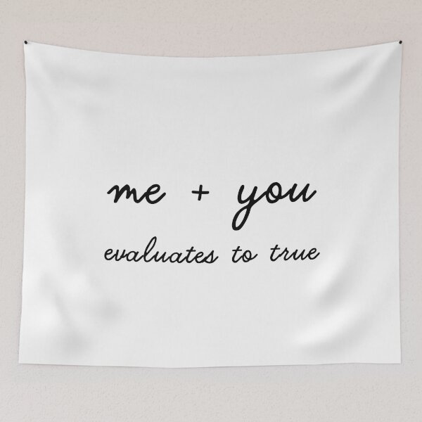 Item preview, Me + you evaluates to true (Inverted) designed and sold by developer-gifts.