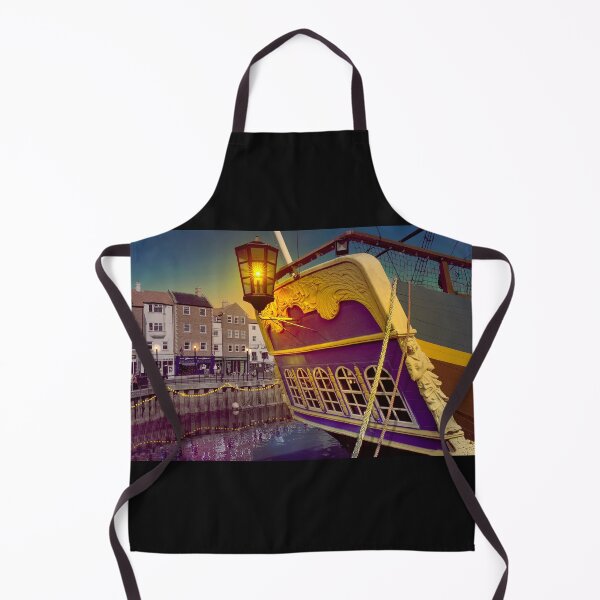 Item preview, Whitby Harbour Nighttime designed and sold by Alisonchambers2.