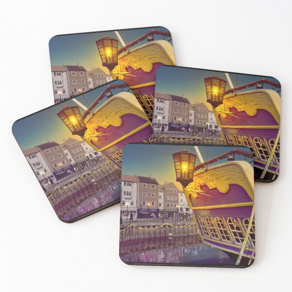 Item preview, Whitby Harbour Nighttime  designed and sold by Alisonchambers2.