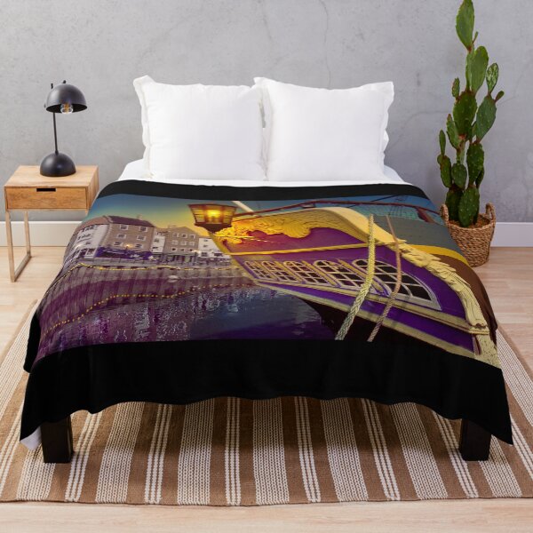 Item preview, Whitby Harbour Nighttime  designed and sold by Alisonchambers2.