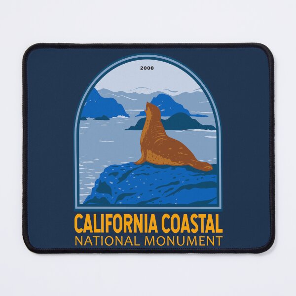 Item preview, California Coastal National Monument Harbor Seal Emblem designed and sold by KrisSidDesigns.