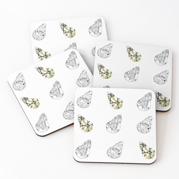 Item preview, Floral Lightbulb Pattern designed and sold by Natasha  Lay.