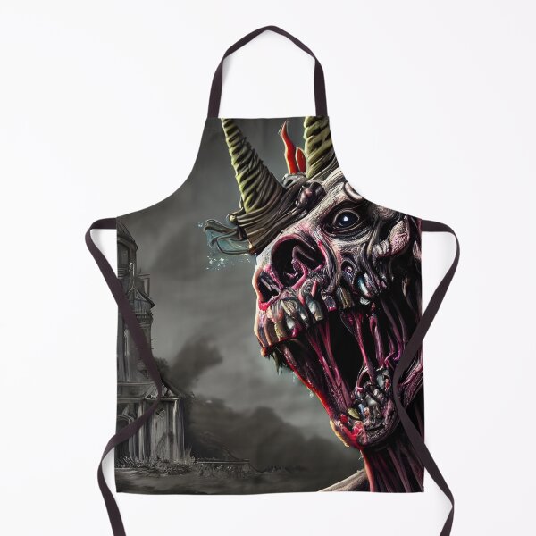 Item preview, Scary Horror Zombie Unicorn Zombiecorn for gory Halloween designed and sold by stine1.