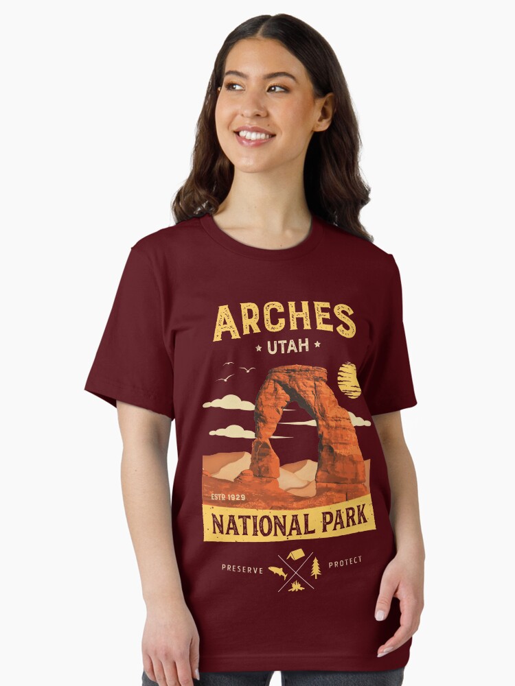 Thumbnail 1 of 7, Essential T-Shirt, Arches National Park Vintage Utah T Shirt designed and sold by LiqueGifts.
